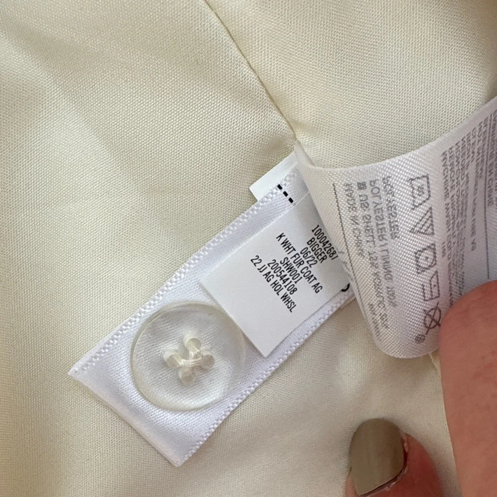 American Girl® x Janie and Jack "Soft as Snow" fur jacket 7/8 - Picture 4 of 5